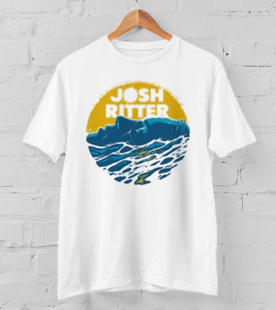 Josh Ritter Wild Ways Face Ocean Sunrise T-Shirt