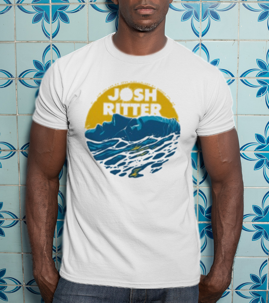 Josh Ritter Wild Ways Face Ocean Sunrise T-Shirt