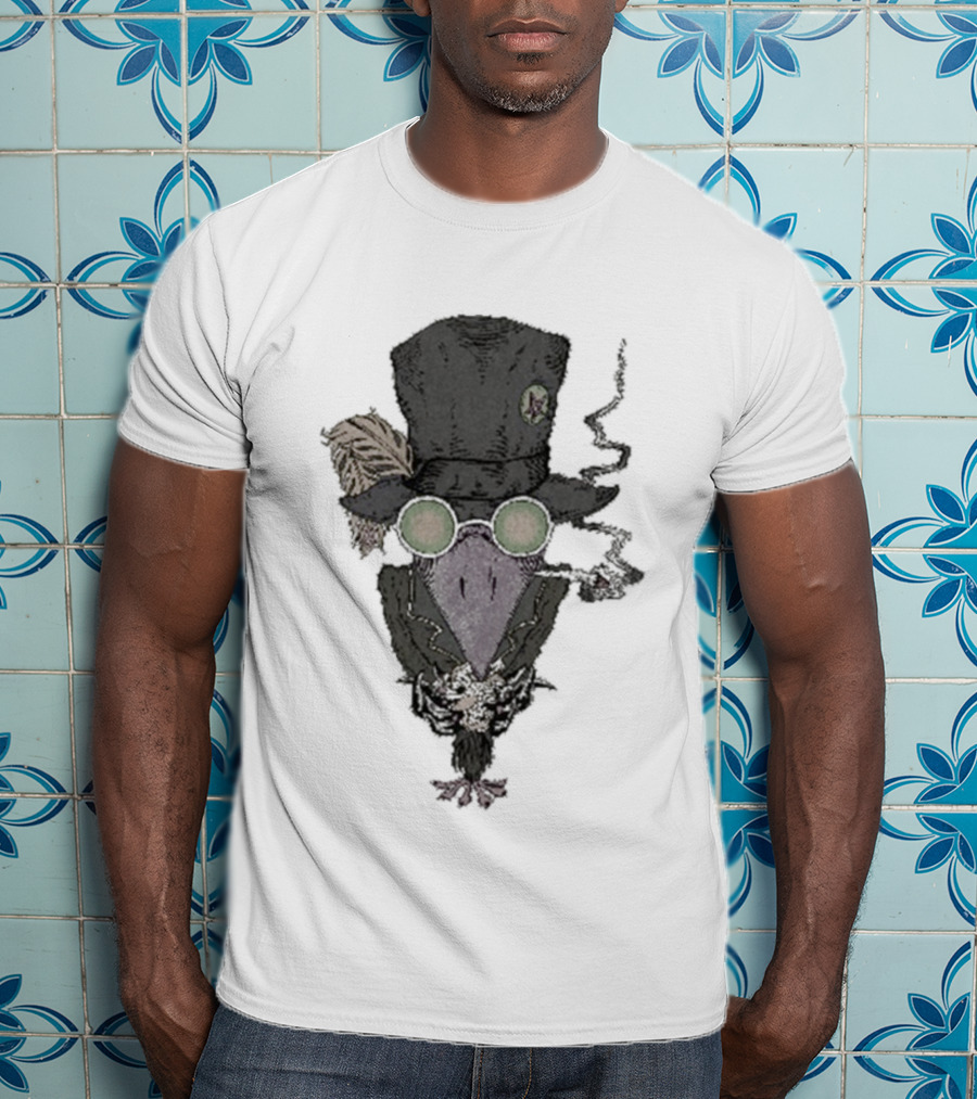 The Black Crowes Smoking Crow Vintage Aesthetic T-Shirt