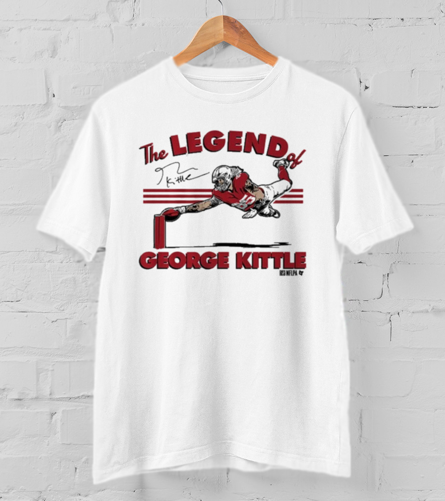 The Legend Of George Kittle Football Dive T-Shirt
