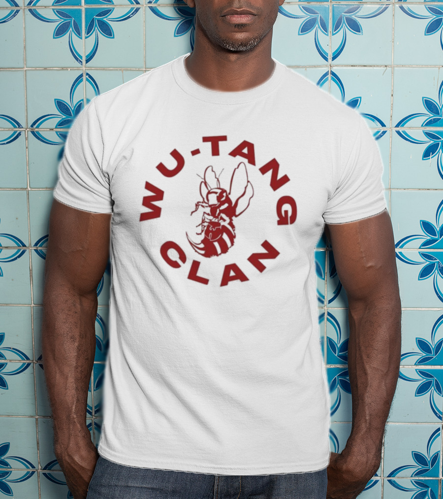 Wu Tang Clan Beez United Logo Bees Graphic T-Shirt