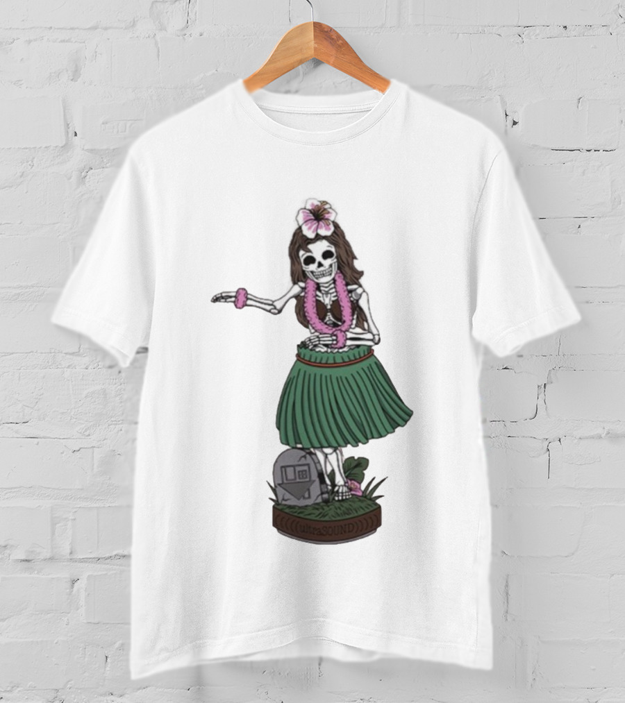 The Neighbourhood UltraSOUND Hula Skeleton Girl T-Shirt