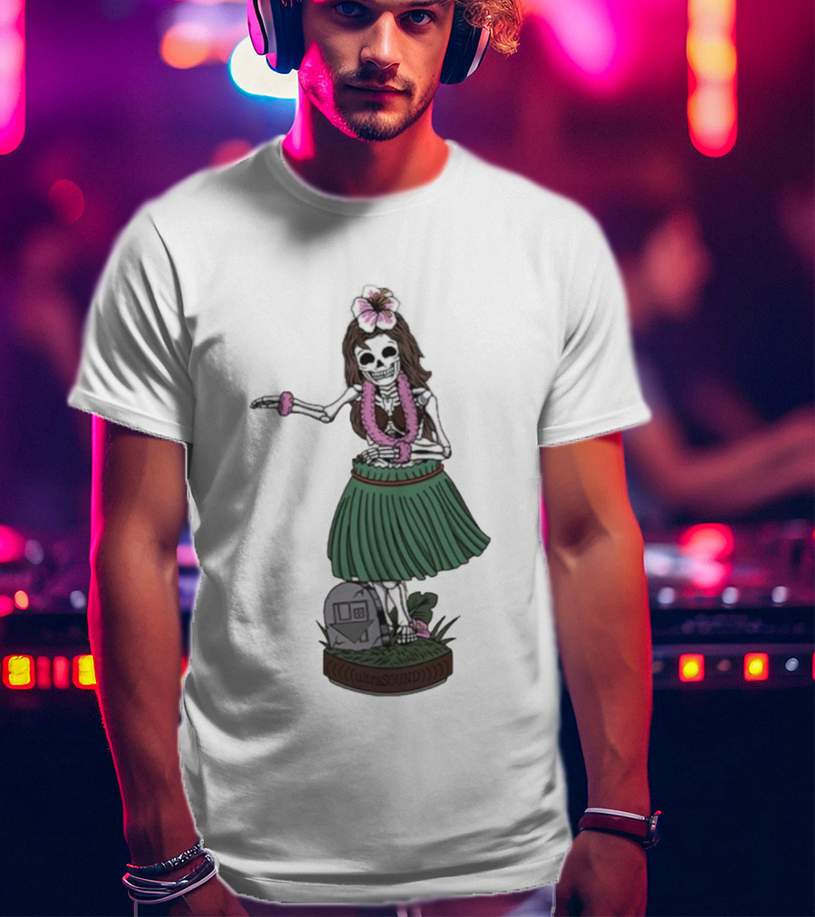 The Neighbourhood UltraSOUND Hula Skeleton Girl T-Shirt