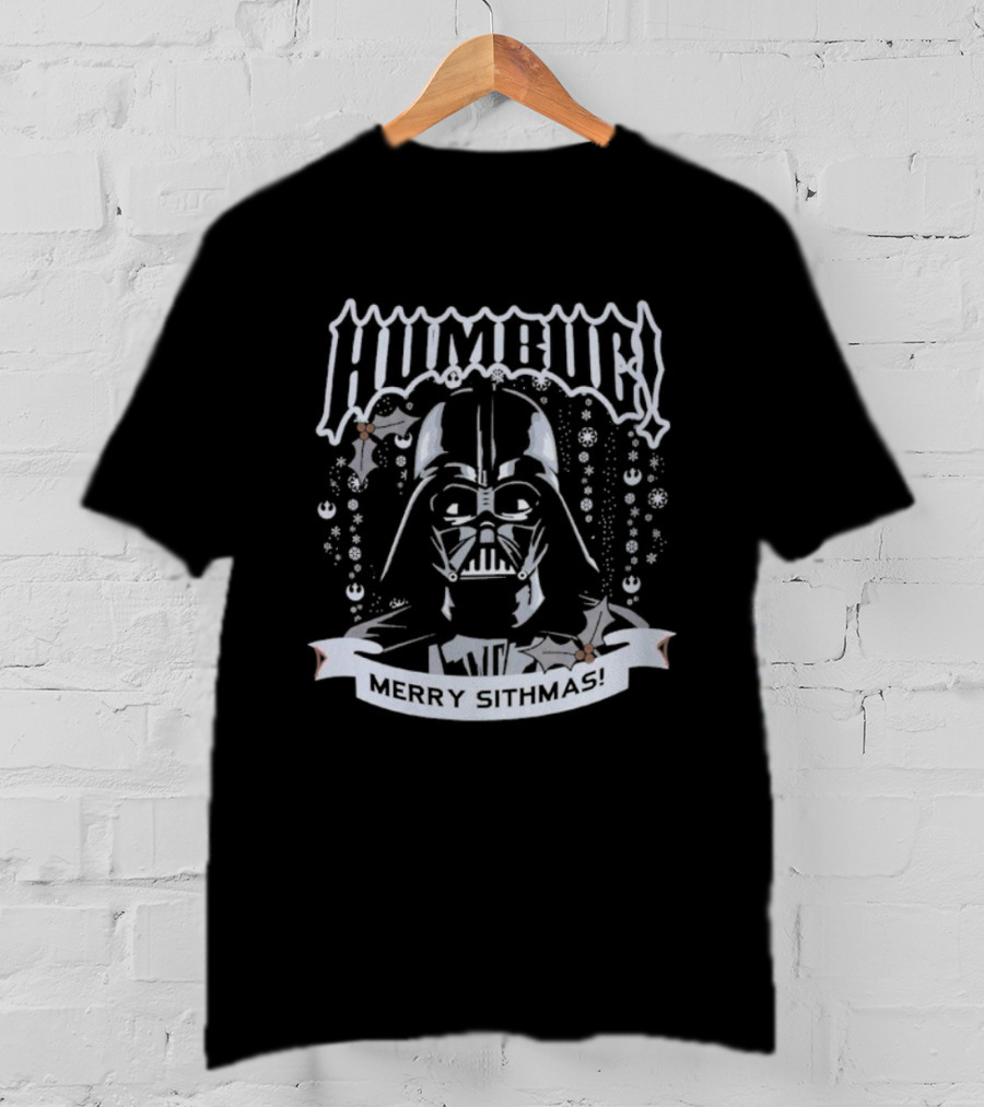 Star Wars Darth Vader Humbug Merry Sithmas Christmas T-Shirt