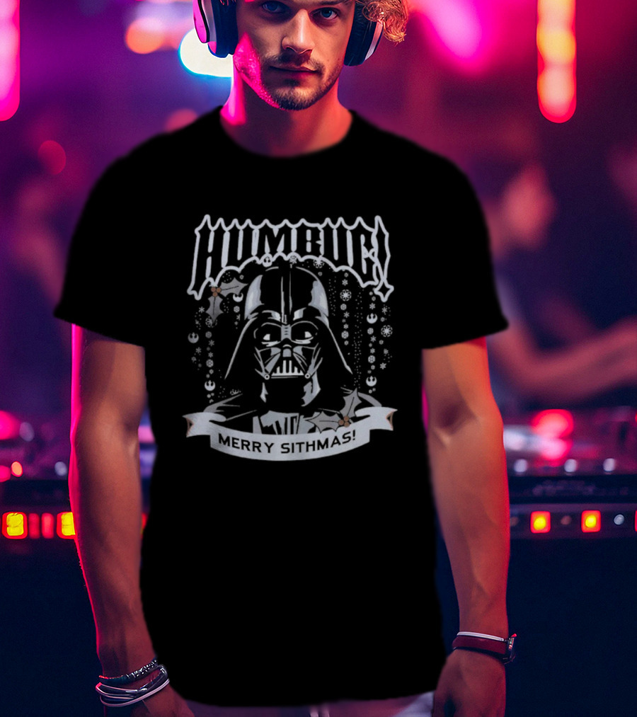Star Wars Darth Vader Humbug Merry Sithmas Christmas T-Shirt