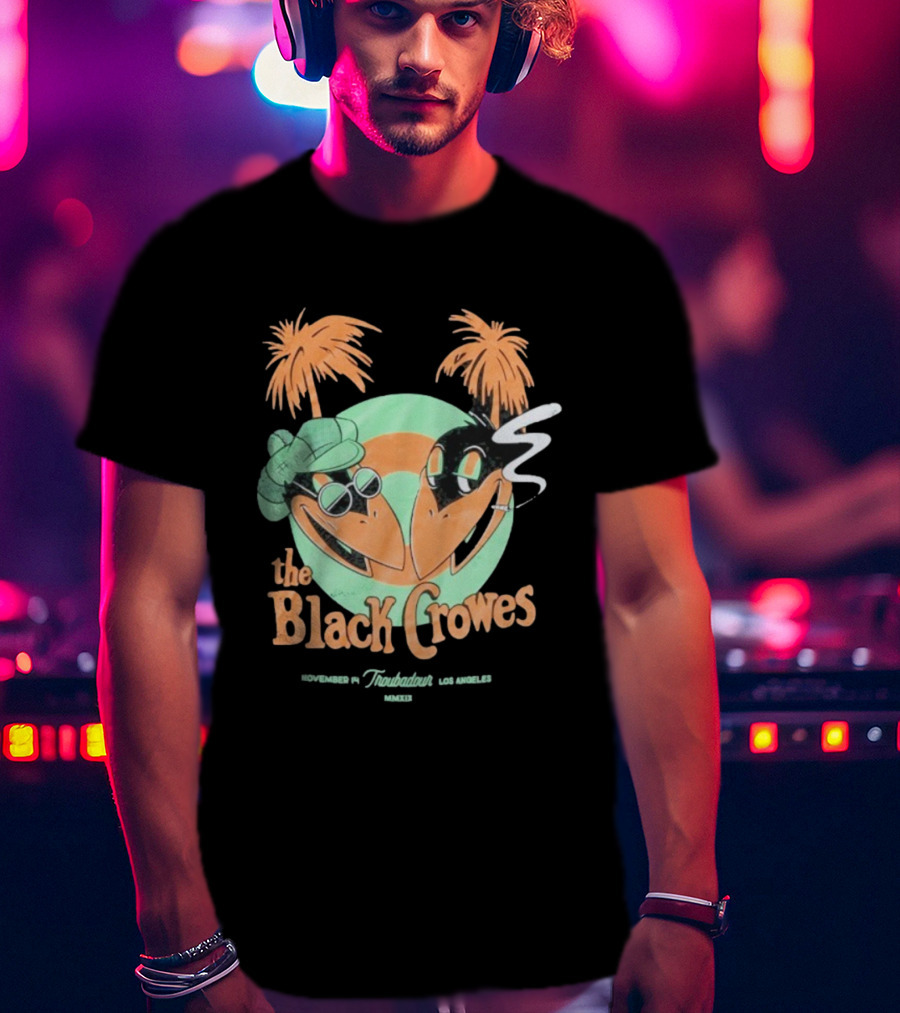 The Black Crowes Troubadour Los Angeles November 14 Event T-Shirt