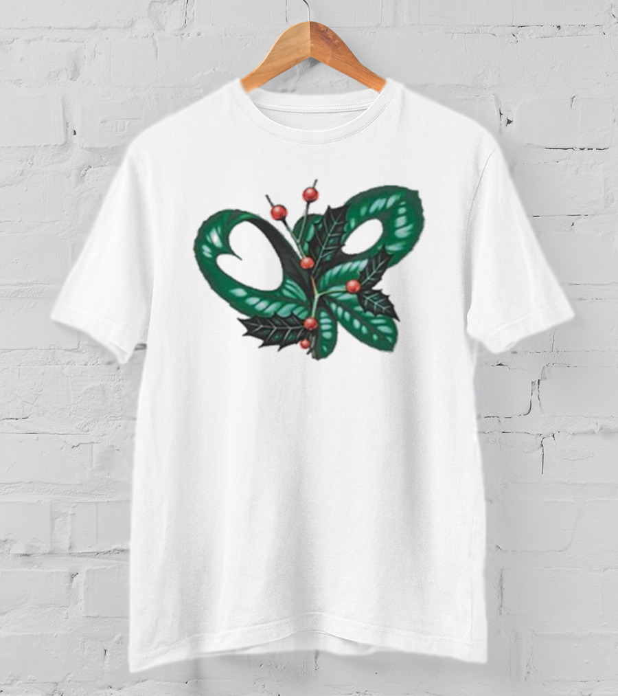 Olivia Rodrigo Holly Christmas Snake And Berries Holiday Theme T-Shirt