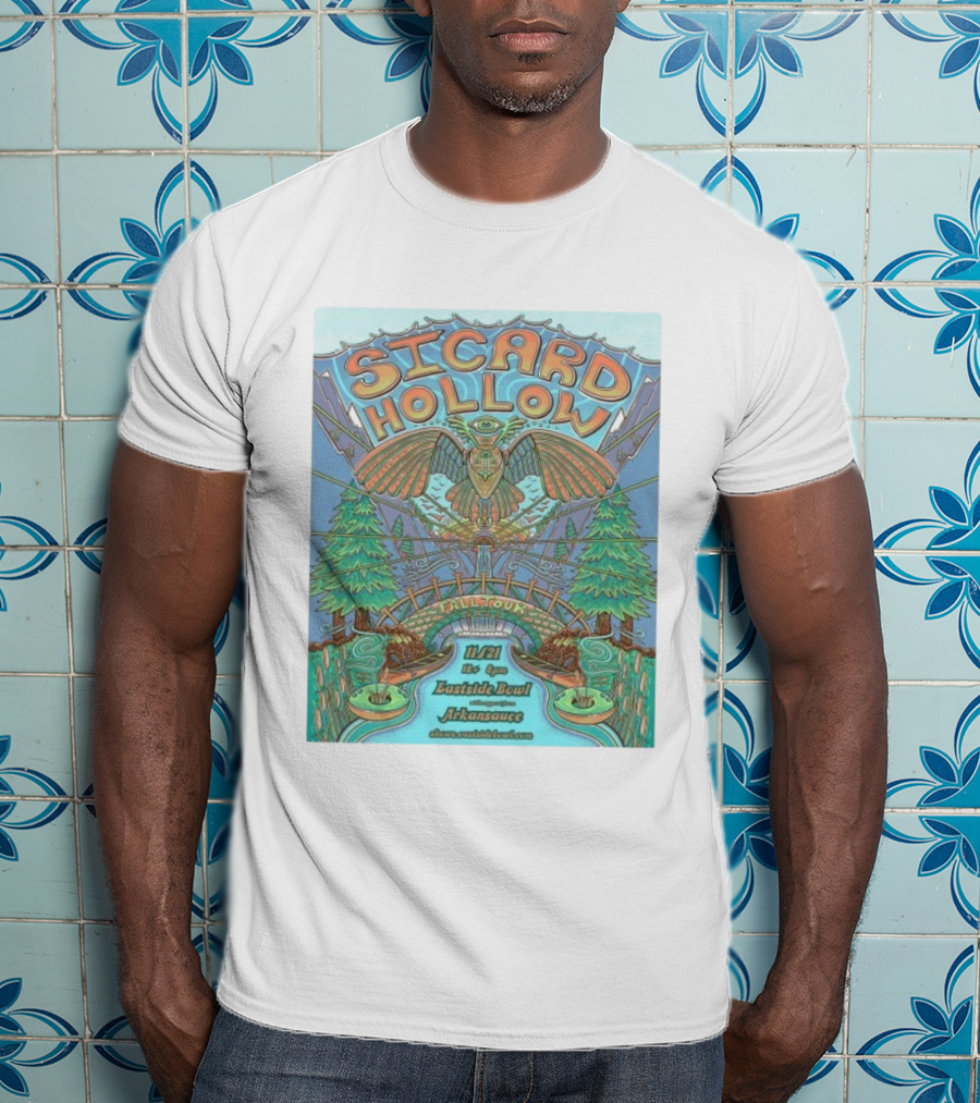Sicard Hollow Fall Tour Eastside Bowl Nashville TN Nov 21 Arkansauce 2025 T-Shirt
