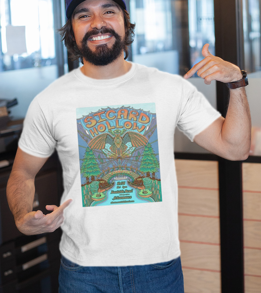 Sicard Hollow Fall Tour Eastside Bowl Nashville TN Nov 21 Arkansauce 2025 T-Shirt