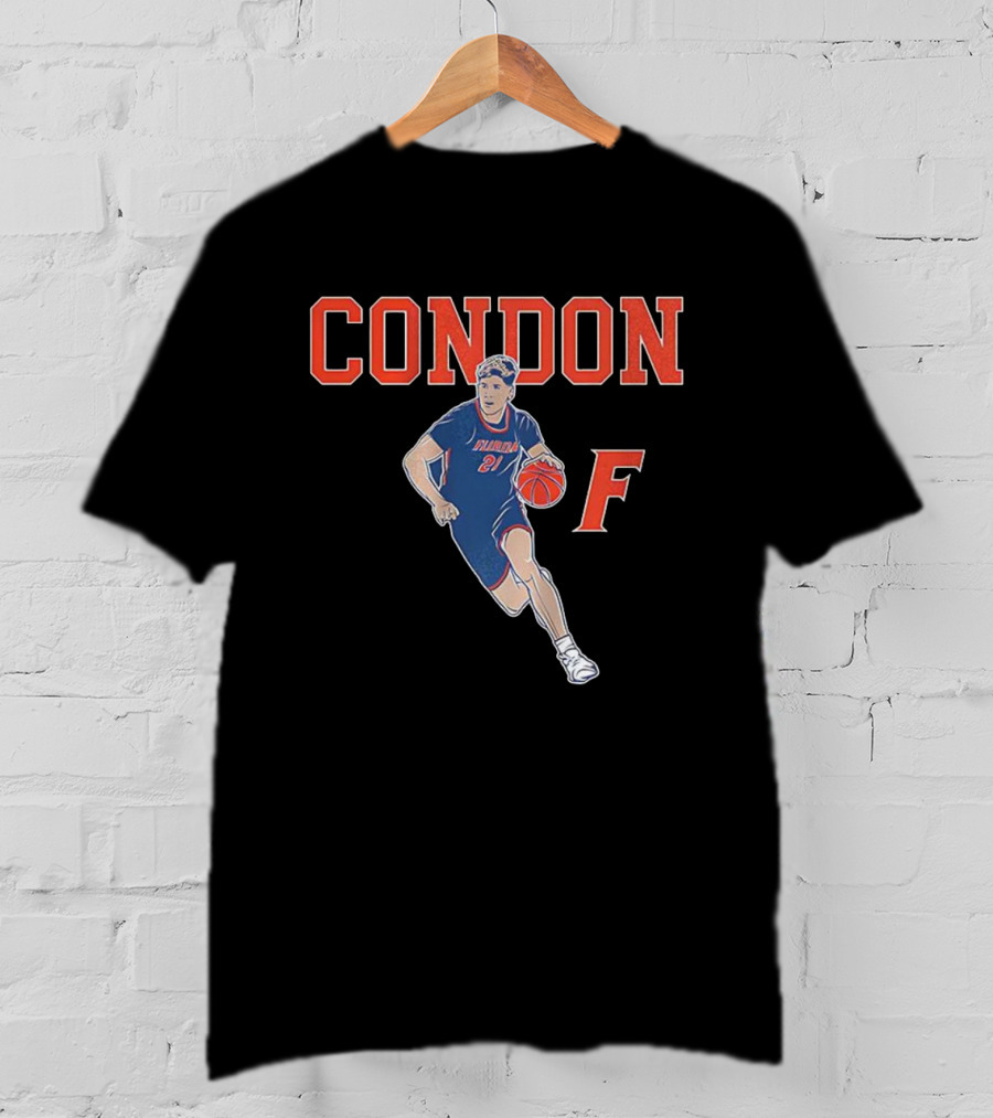 CONDON Florida Gators Basketball 21 F Player Pose T-Shirt
