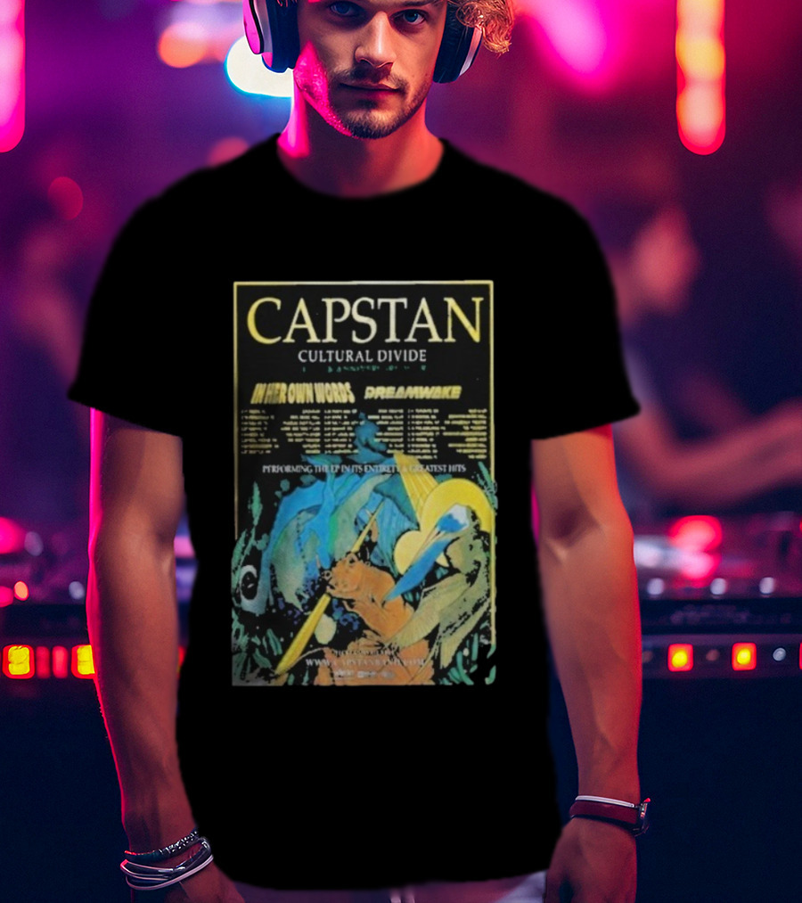 Capstan Cultural Divide Anniversary Tour 2026 In Her Own Words Dreamwake T-Shirt