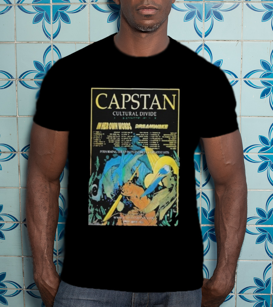 Capstan Cultural Divide Anniversary Tour 2026 In Her Own Words Dreamwake T-Shirt