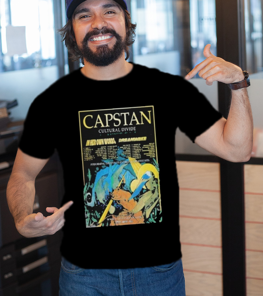 Capstan Cultural Divide Anniversary Tour 2026 In Her Own Words Dreamwake T-Shirt
