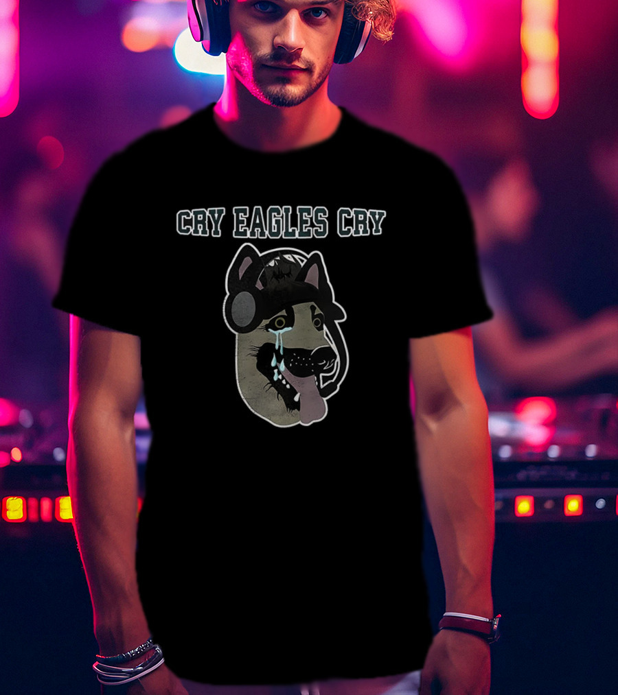 Cry Eagles Cry Anti Nick Sirianni Philadelphia Eagles T-Shirt