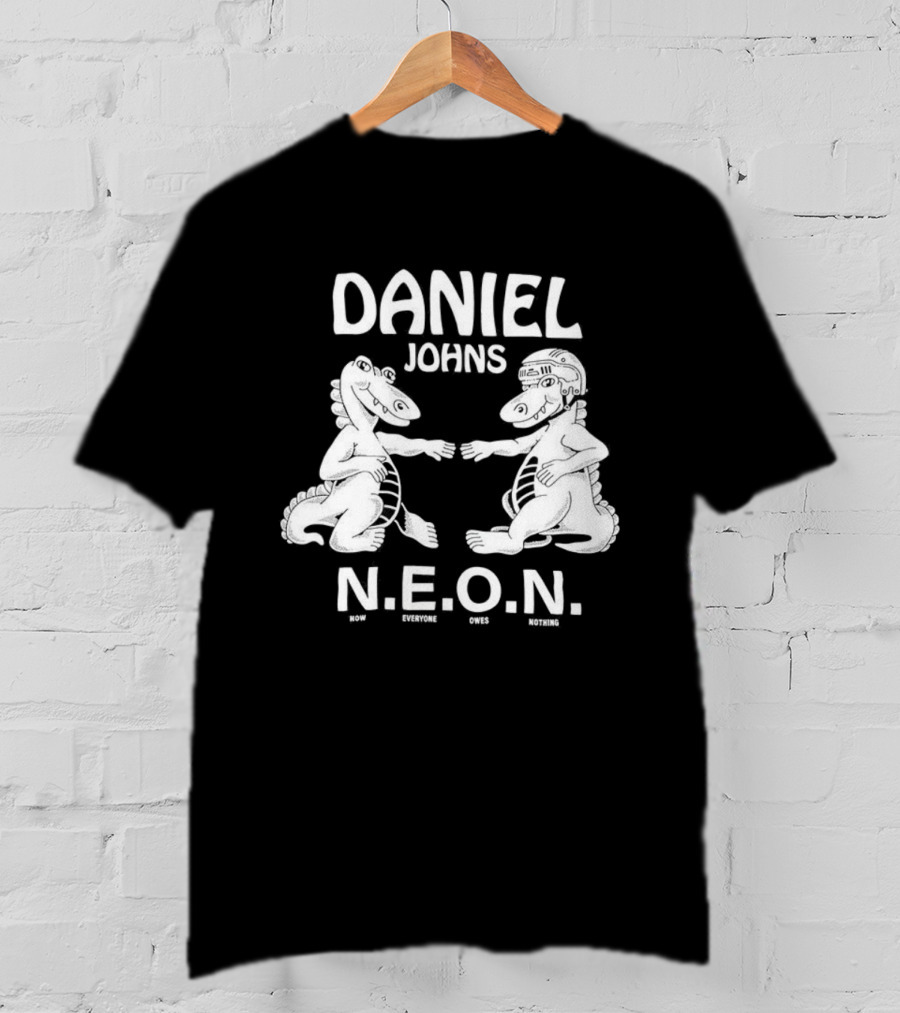 Daniel Johns NEON N.E.O.N. Dinosaur Characters T-Shirt