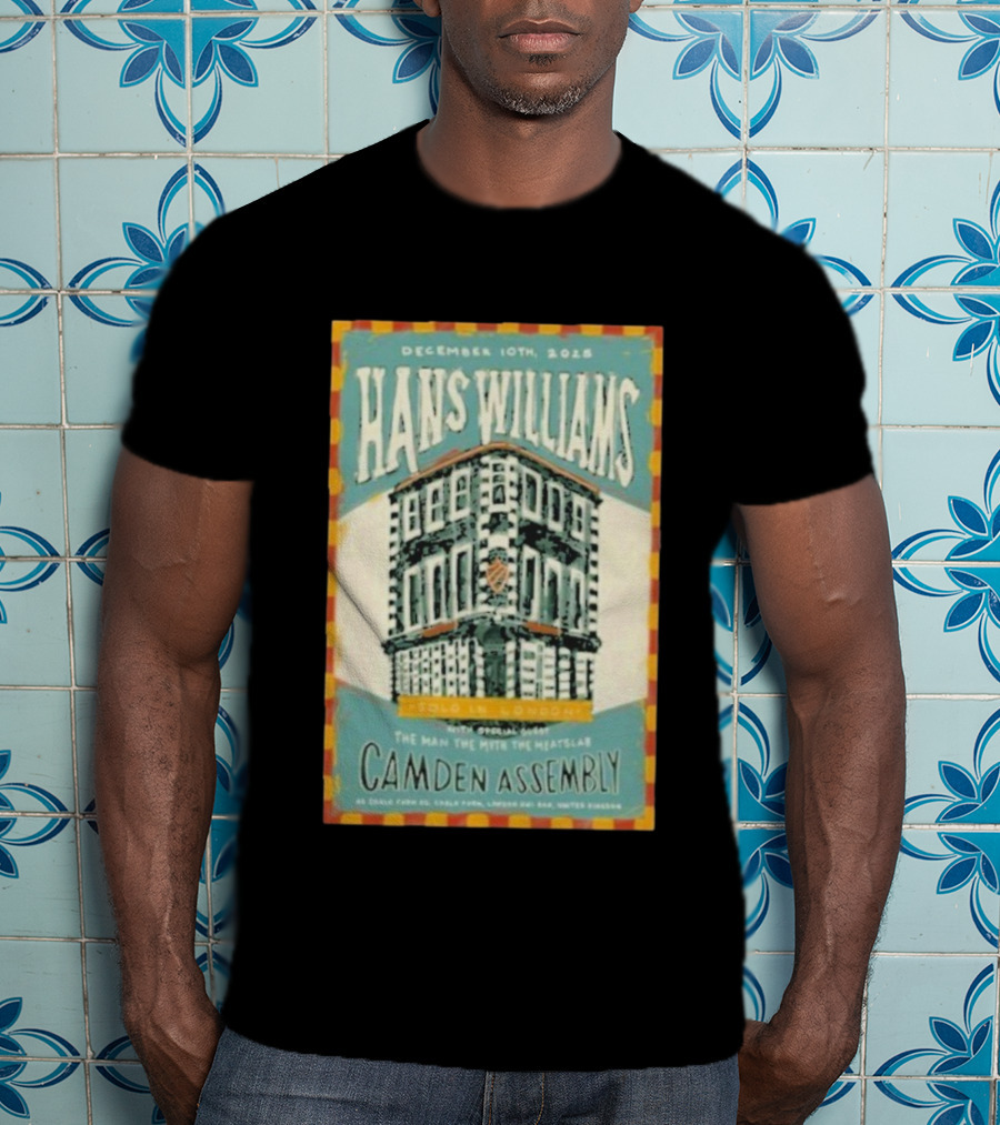 Hans Williams London Event December 10th 2025 Camden Assembly T-Shirt