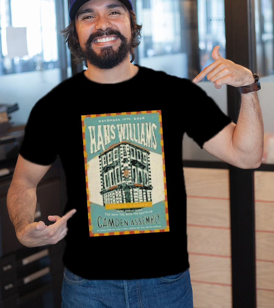 Hans Williams London Event December 10th 2025 Camden Assembly T-Shirt