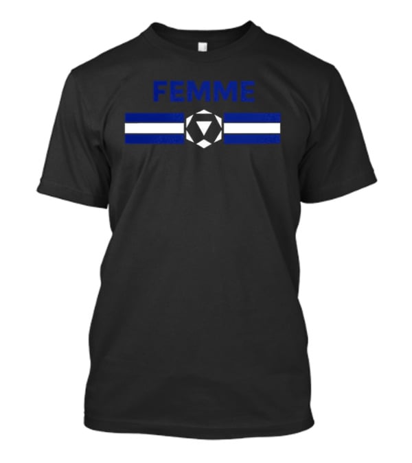 FEMME Pride Flag Symbol Mark Watsons T-Shirt