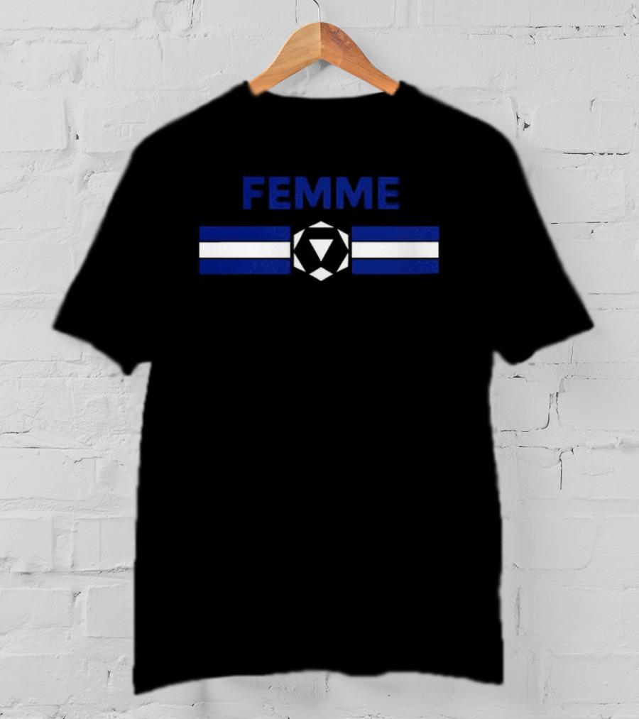 FEMME Pride Flag Symbol Mark Watsons T-Shirt