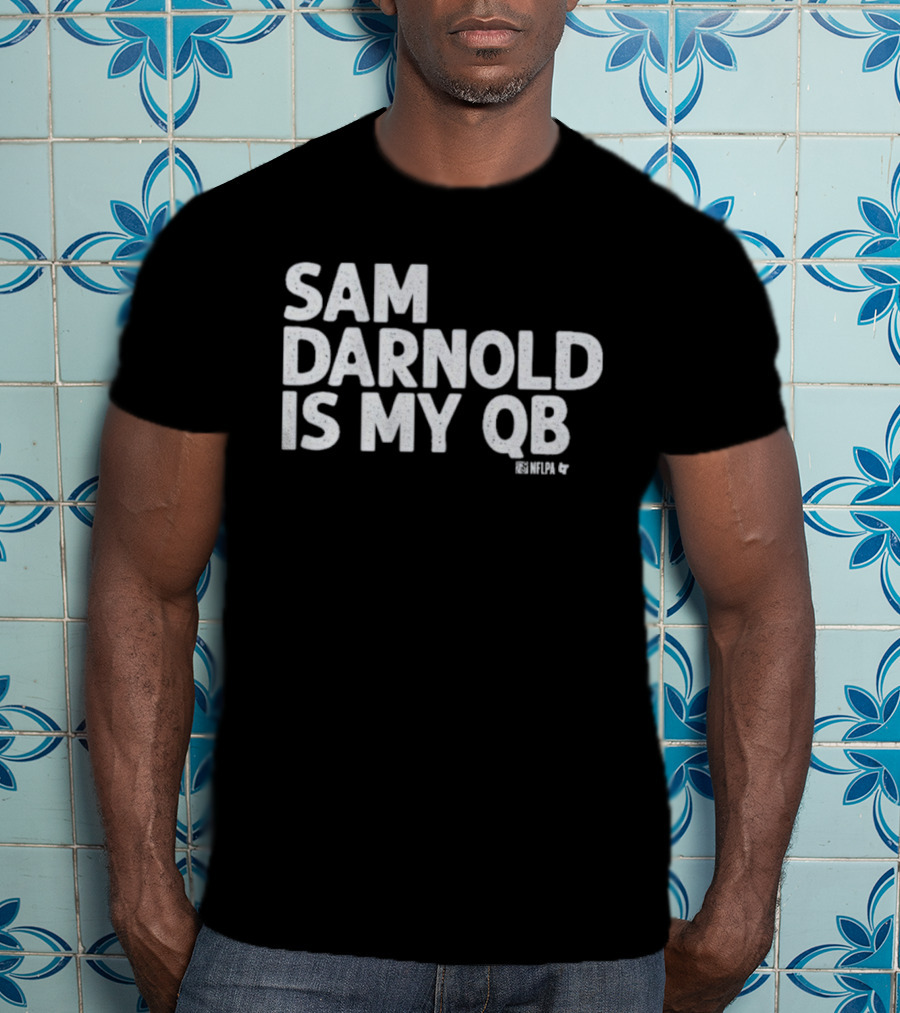 Sam Darnold Is My QB Buffered Football Enthusiast Statement T-Shirt