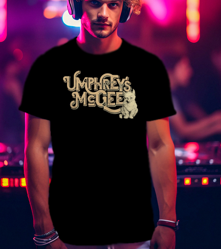 Umphrey’s McGee Nine Lives Cat Vintage Style T-Shirt