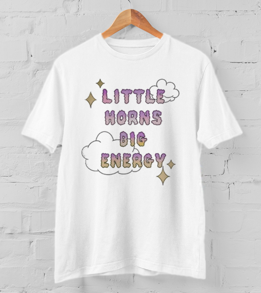 Arch Enemy Little Horns Big Energy Baphy Clouds And Stars T-Shirt