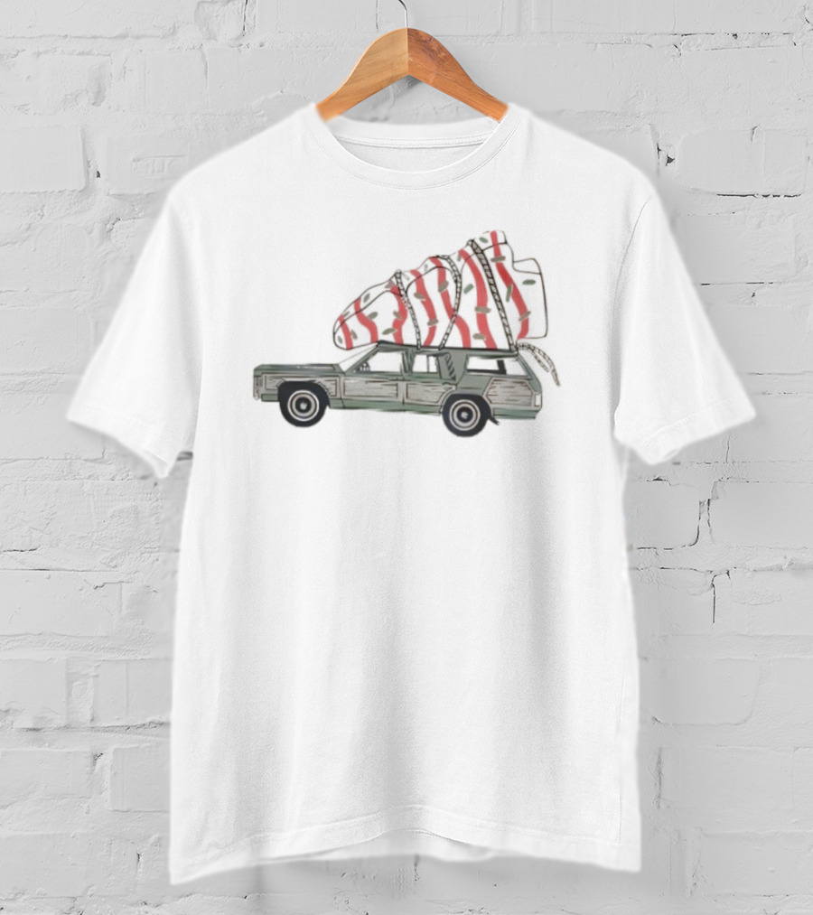 Christmas Vacation Car With Gifts And Tree On Roof T-Shirt