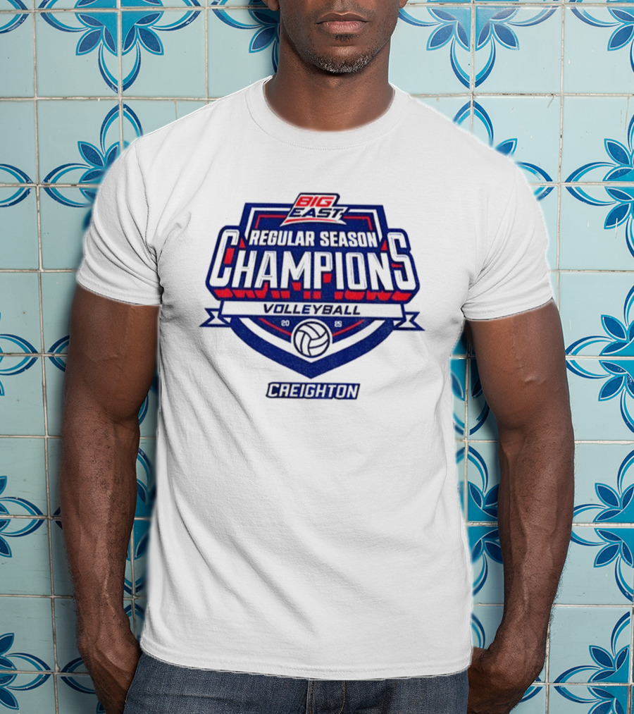 Big East Regular Season Champions Volleyball Creighton Bluejays T-Shirt