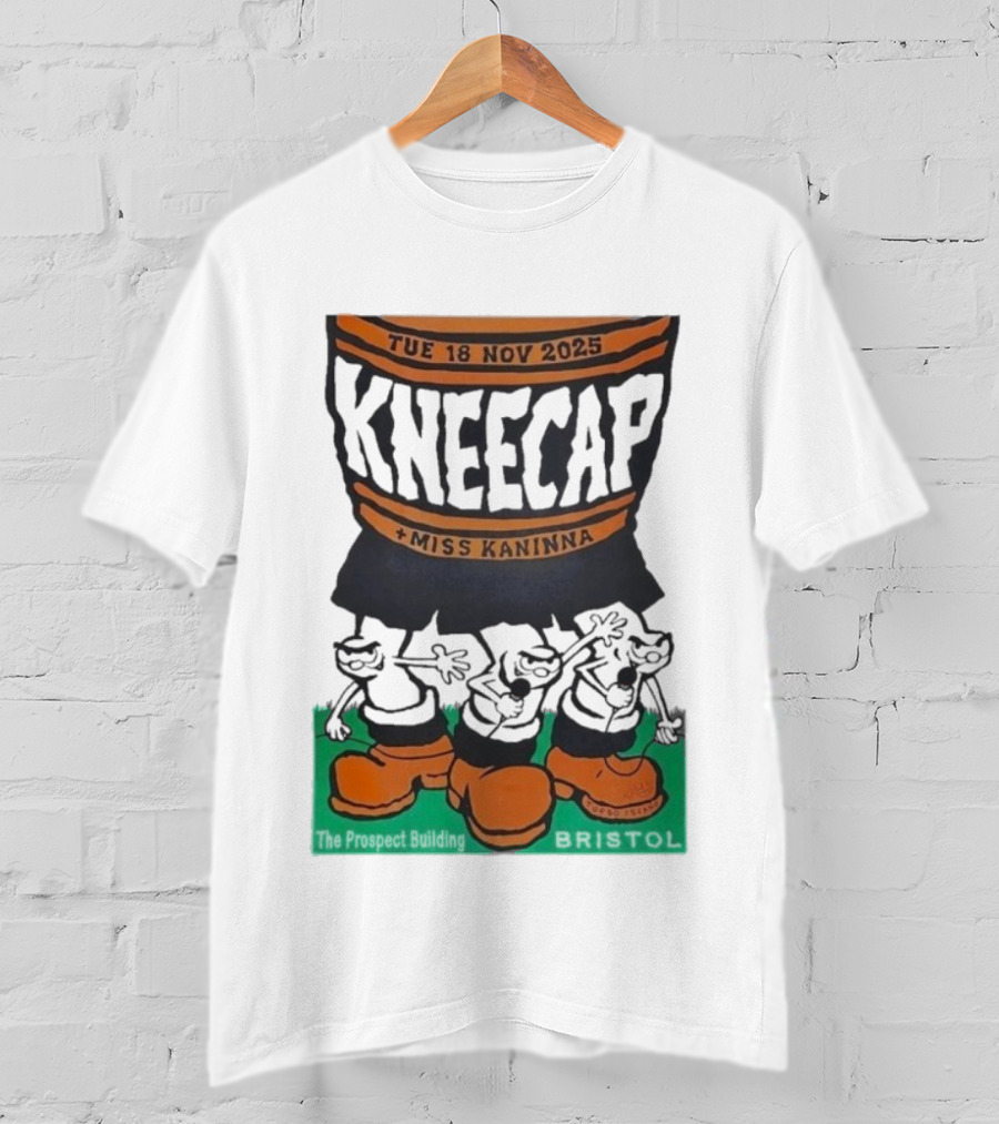Kneecap Miss Kaninna Turbo Island Bristol Nov 18 2025 T-Shirt