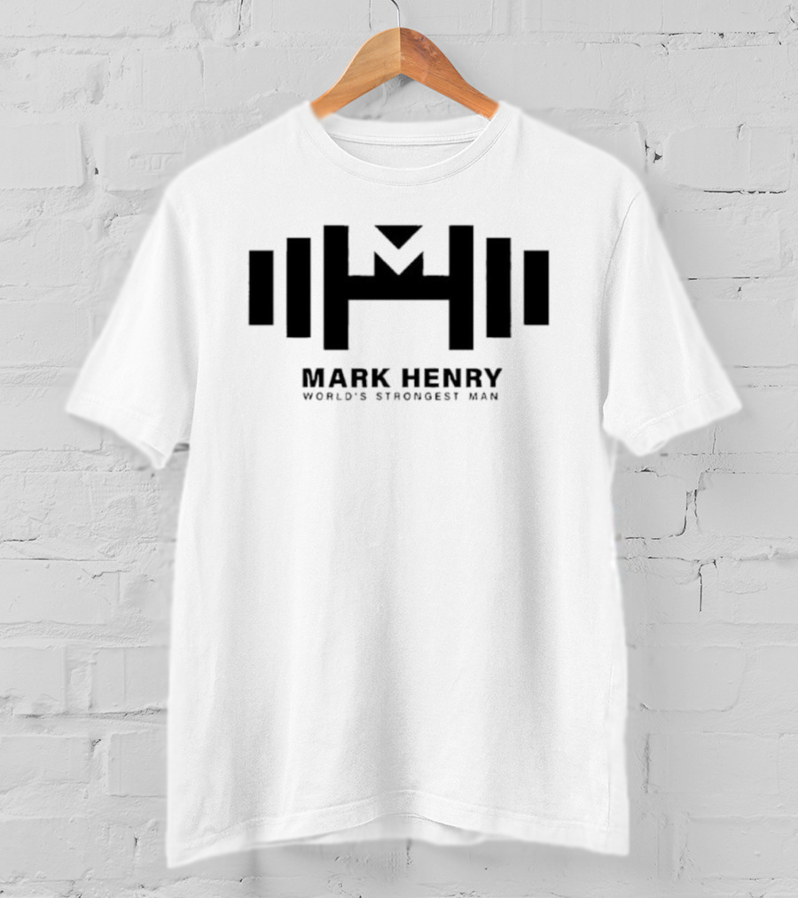 Mark Henry World's Strongest Man Weightlifting Emblem T-Shirt