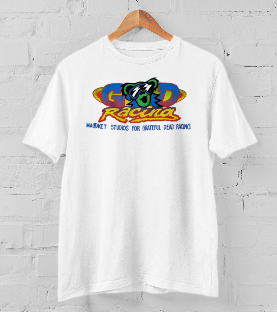Grateful Dead Racing Market Studios Bear Wearing Sunglasses T-Shirt