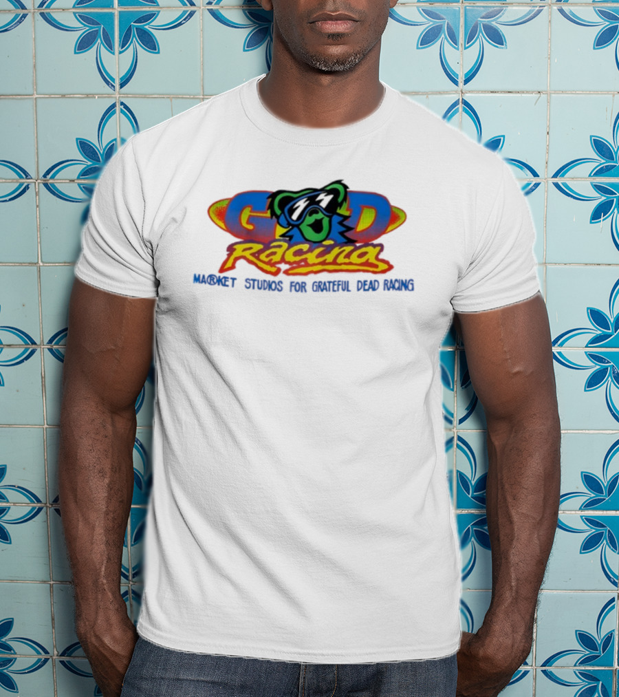Grateful Dead Racing Market Studios Bear Wearing Sunglasses T-Shirt