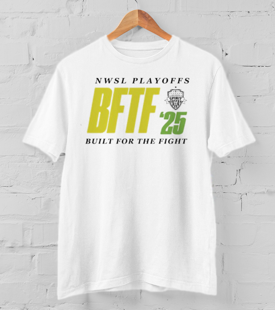 NWSL Playoffs 2025 BFTF Built For The Fight Soccer T-Shirt