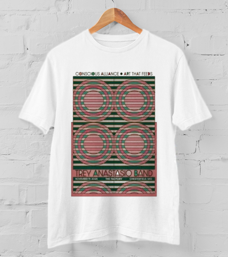 Concord Pavilion Event Trey Anastasio Band Chesterfield MO Nov 19 2025 T-Shirt