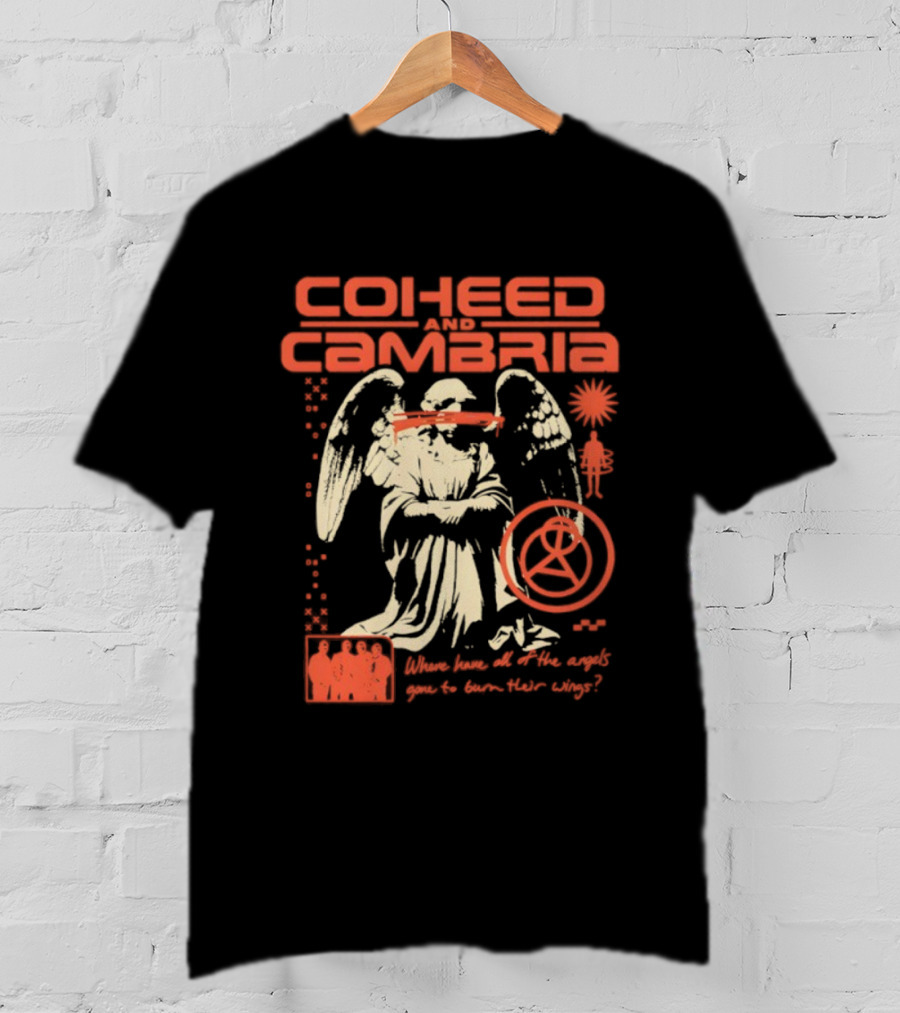 Coheed And Cambria Angels Neon Gone Solar Symbol T-Shirt