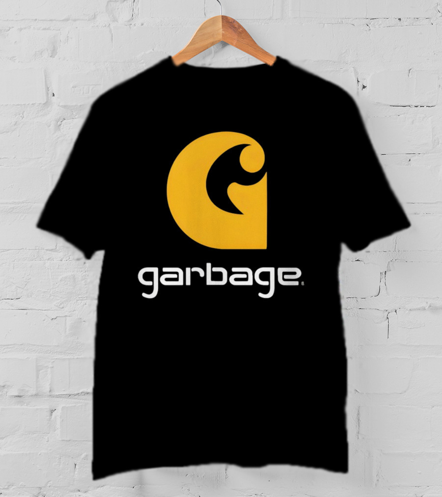 Garbage Icon Yellow G Carhartt Style T-Shirt