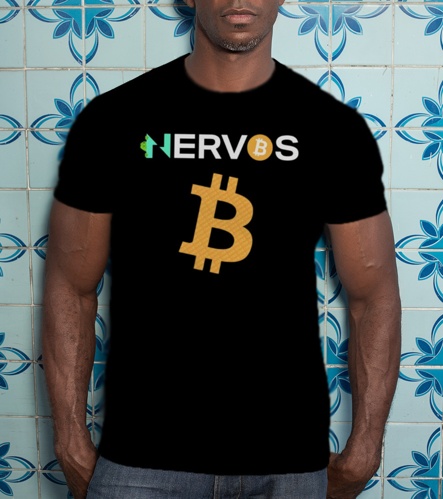 Nervos Bitcoin Crypto Symbol Large Bold Design T-Shirt