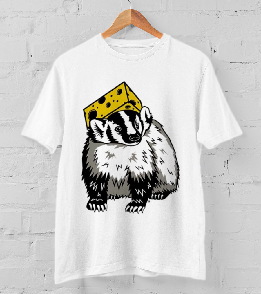 Cheesehead Badger Wisconsin Football Fans T-Shirt