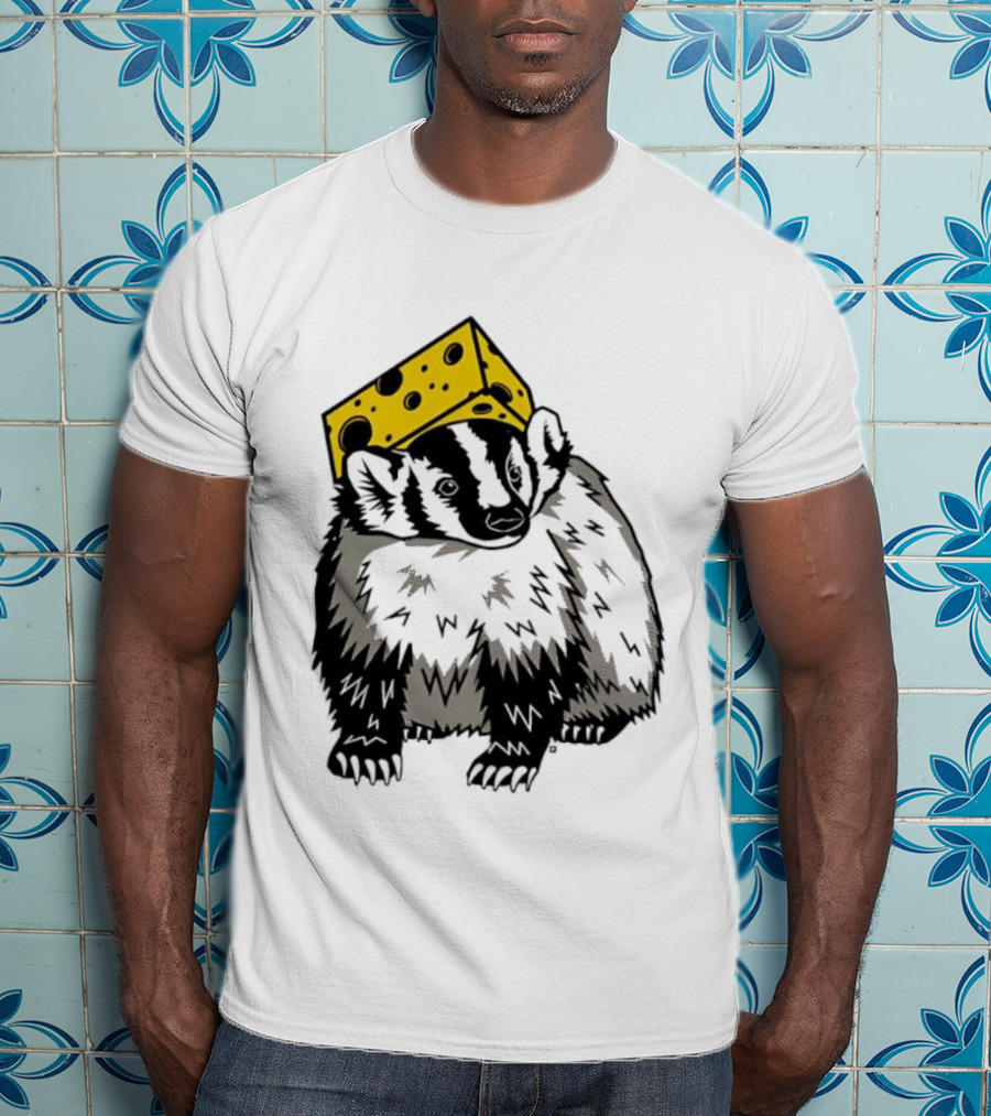 Cheesehead Badger Wisconsin Football Fans T-Shirt