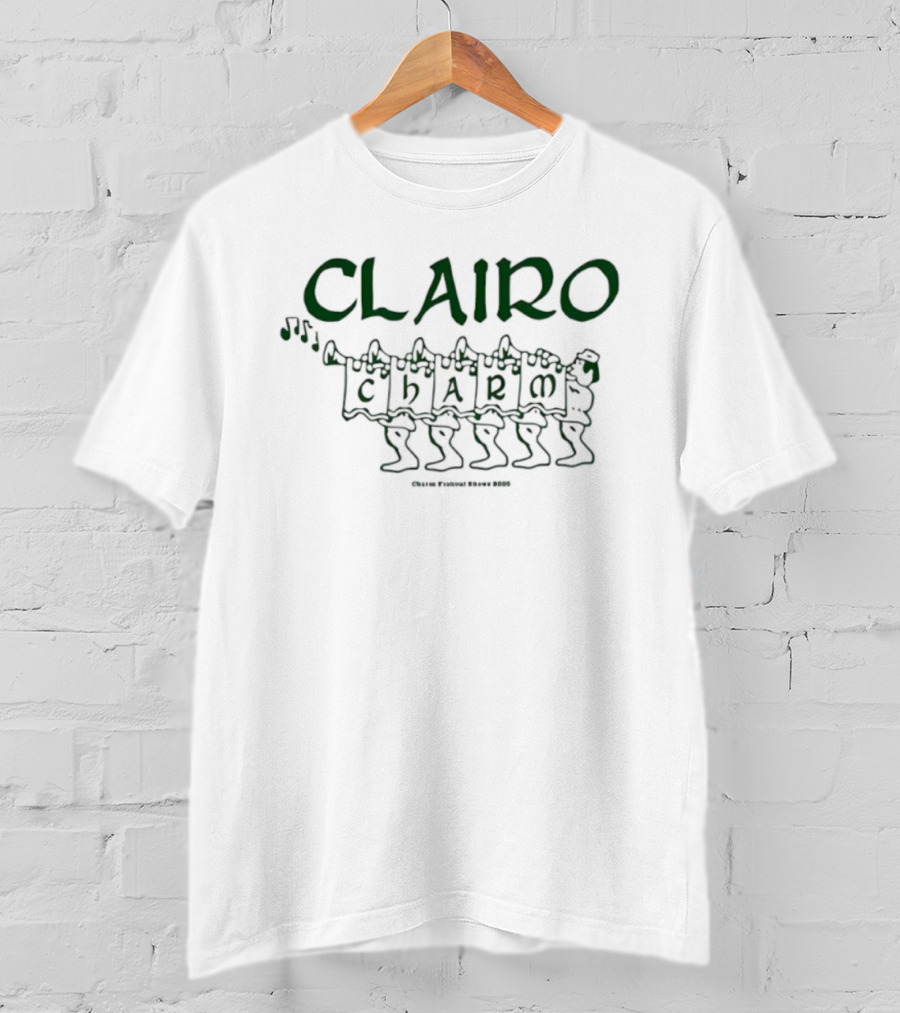 Clairo Charm With Trumpet Festive Graphic T-Shirt