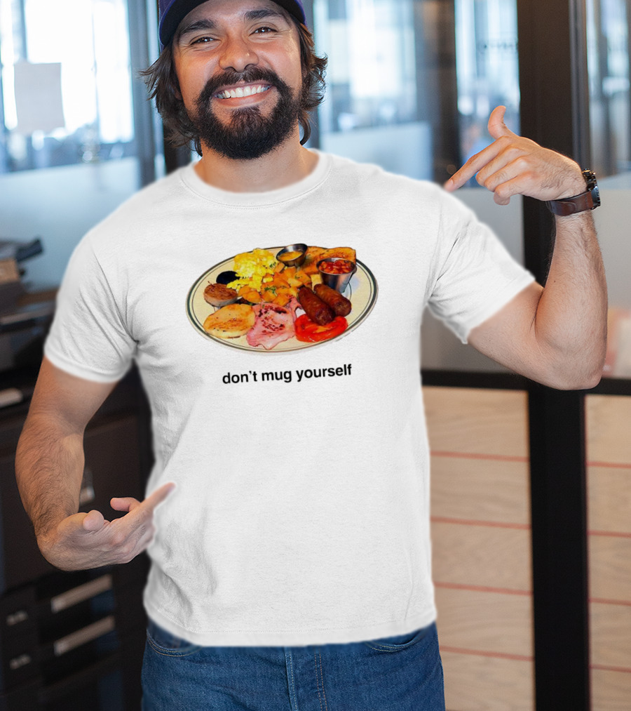 Don’t Yourself Full English Breakfast Classic Plate T-Shirt