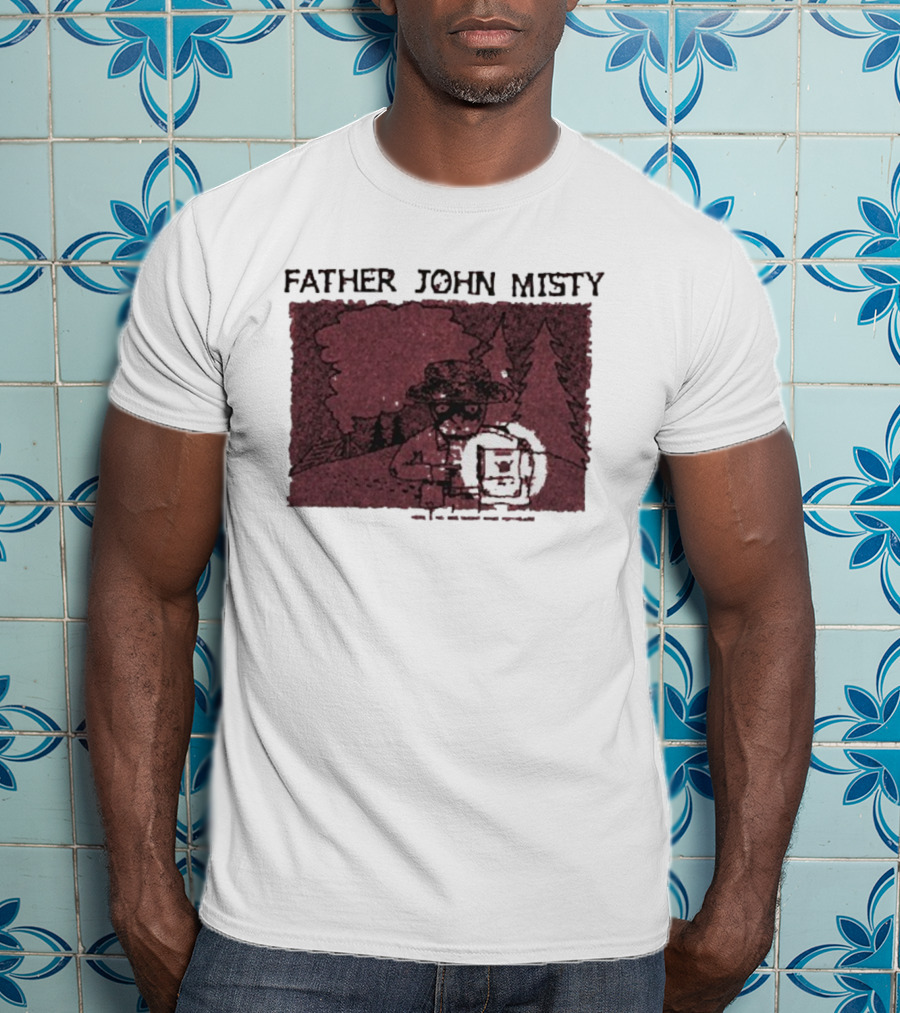 Father John Misty There’s No Mistaking What You Heard Hey Buddy Forest Illustration T-Shirt