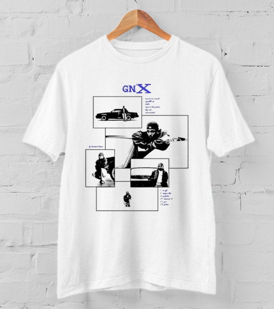 Kendrick Lamar GNX Turbocharging Performance Inspiration T-Shirt