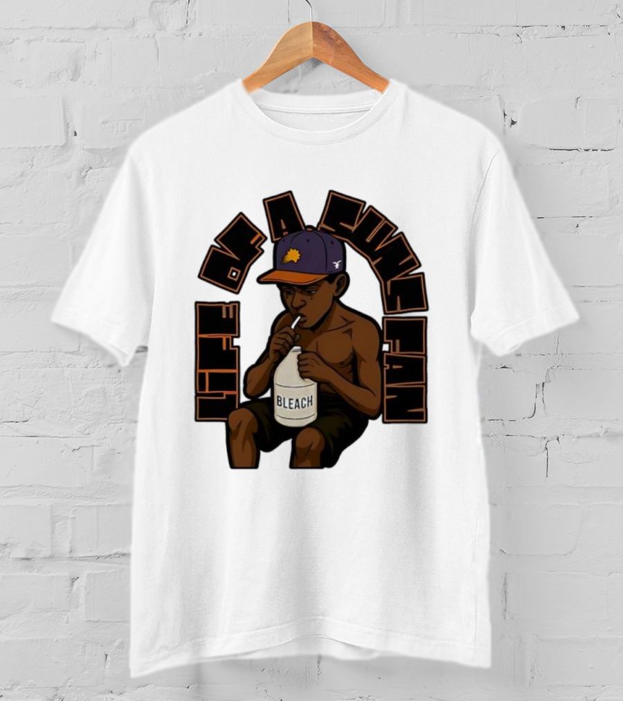 Life Of A Sunsfan Bleach Bottle Drink Character T-Shirt