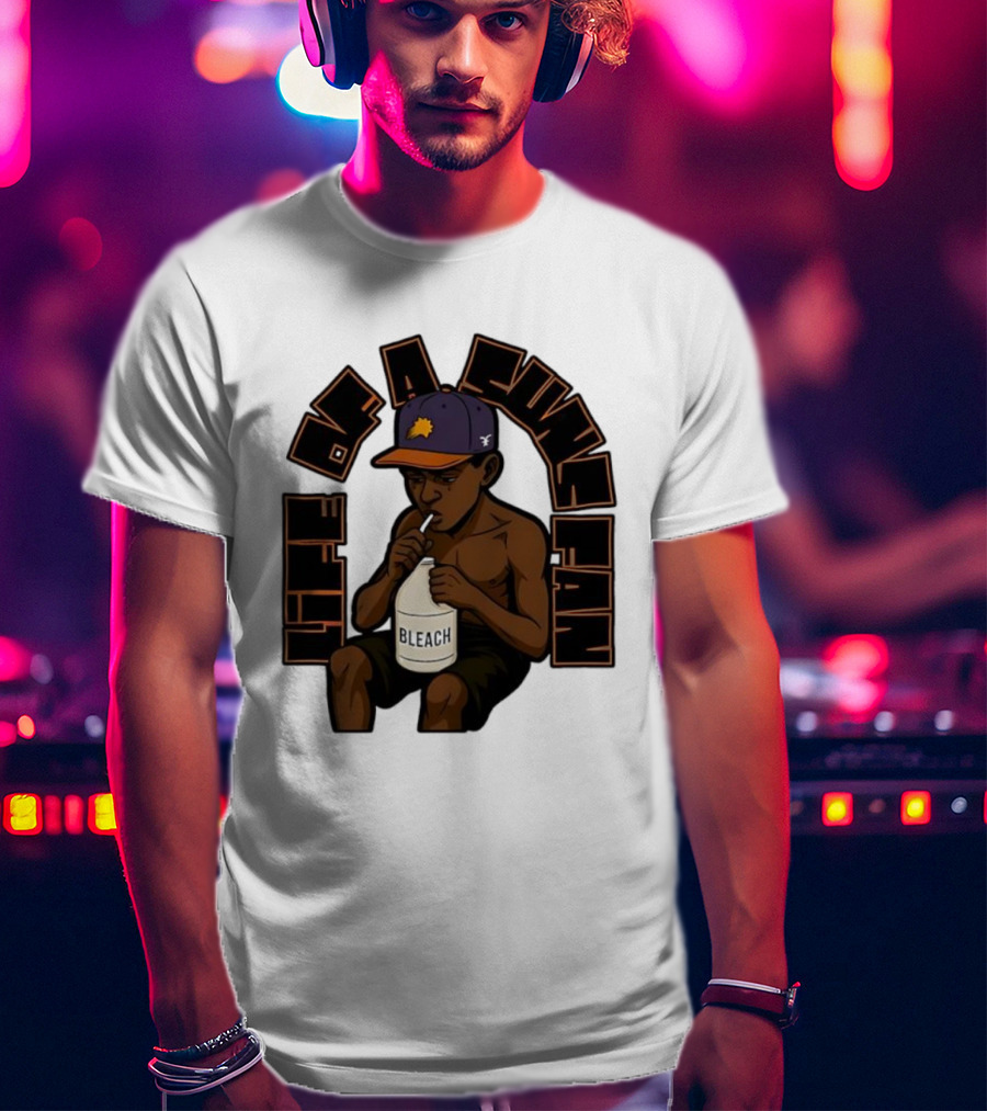 Life Of A Sunsfan Bleach Bottle Drink Character T-Shirt