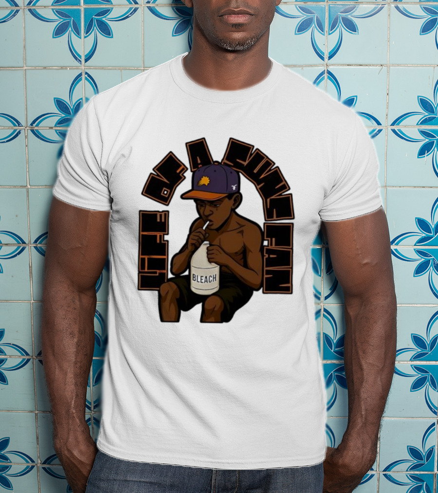 Life Of A Sunsfan Bleach Bottle Drink Character T-Shirt