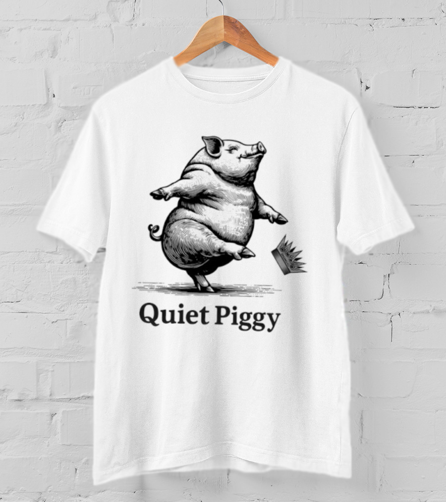 Silent Piggy Retro Dancing T-Shirt