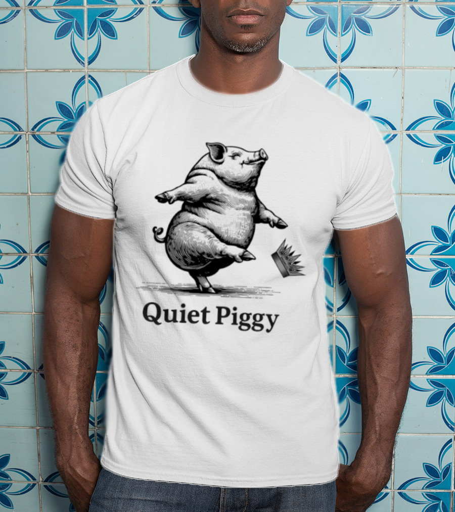Silent Piggy Retro Dancing T-Shirt