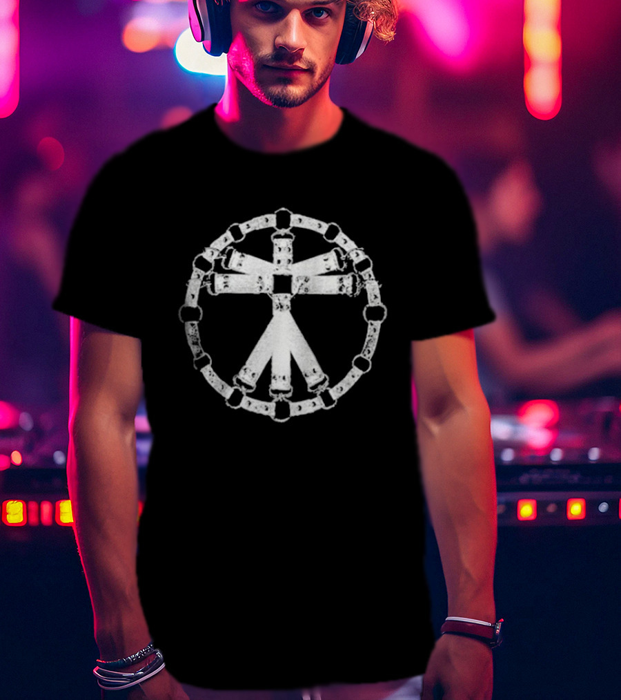Boysnoize Bondage Symbol With Circle And Straps T-Shirt