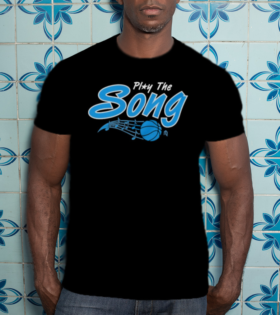 Orlando Magic Play The Song Basketball And Music Notes T-Shirt
